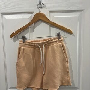 American Eagle Outfitters Peach Drawstring Athletic Shorts